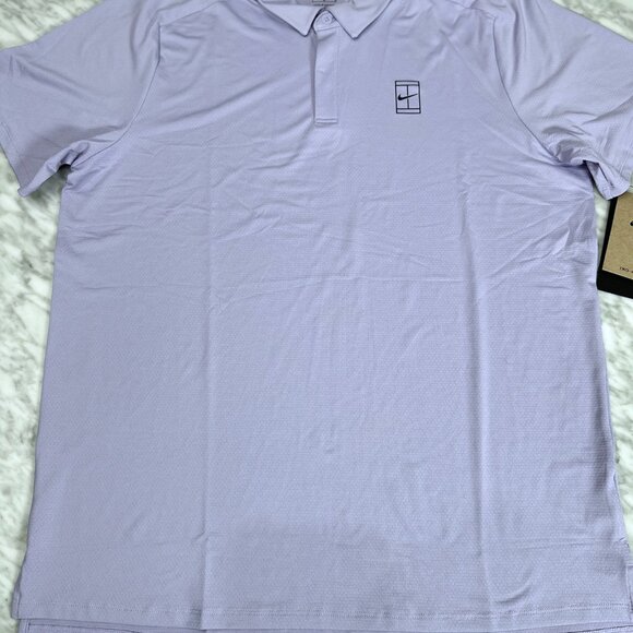Nike Dri-Fit Court Advantage Tennis Polo Shirt Performance Large nike FZ6907 505 - Picture 6 of 14